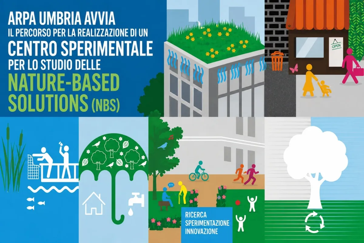 Transizione ecologica in Umbria: Arpa lancia il Centro Sperimentale per le Nature-Based Solutions. Terni capofila