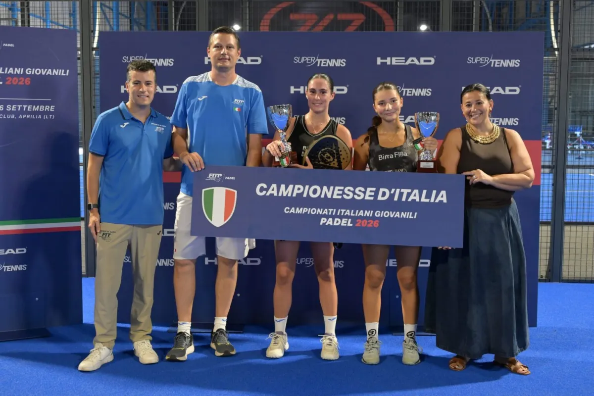 Campionati giovanili di Padel, le gualdesi Minelli e Speziali campionesse d'Italia