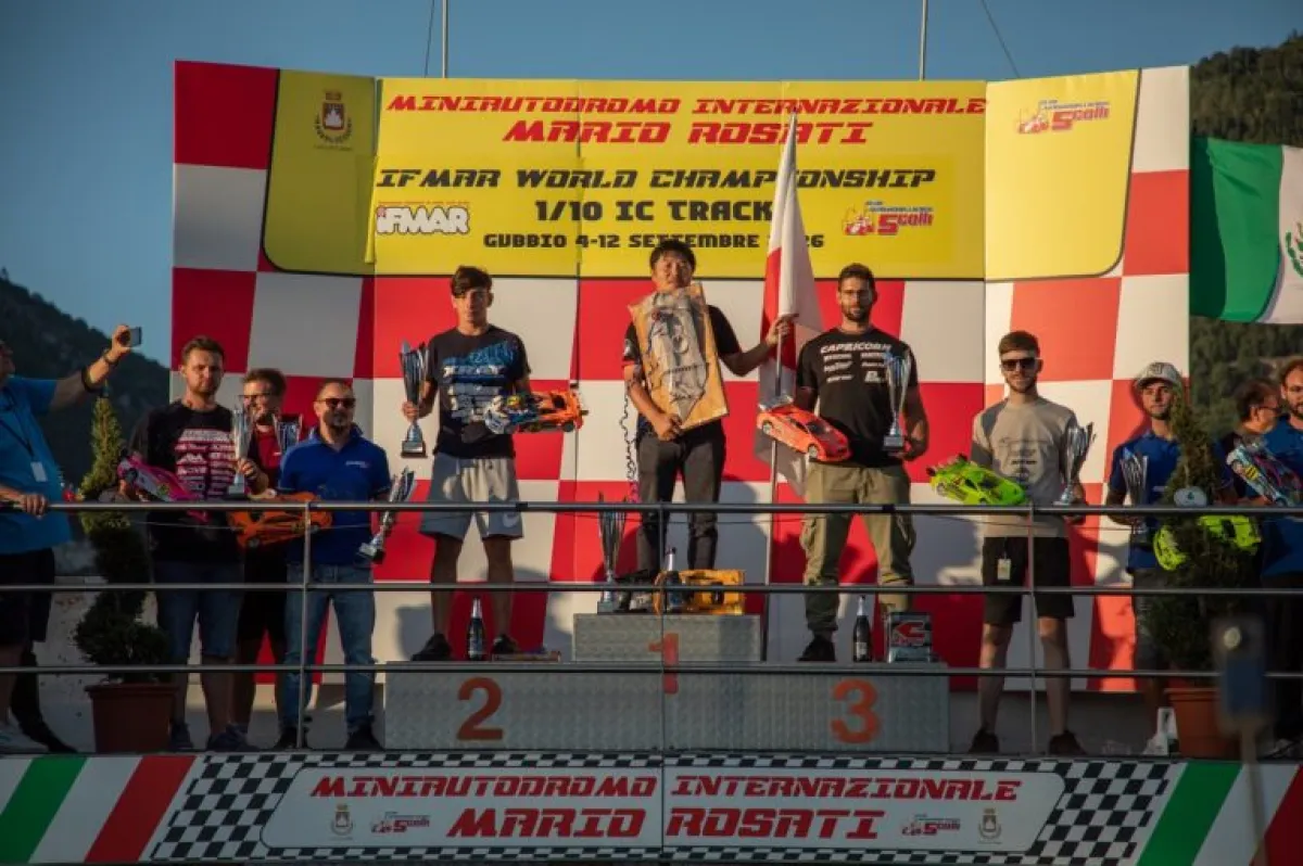 Mondiale Ifmar 1:10 On-Road a Gubbio, trionfa il giapponese Naoto Matsukura