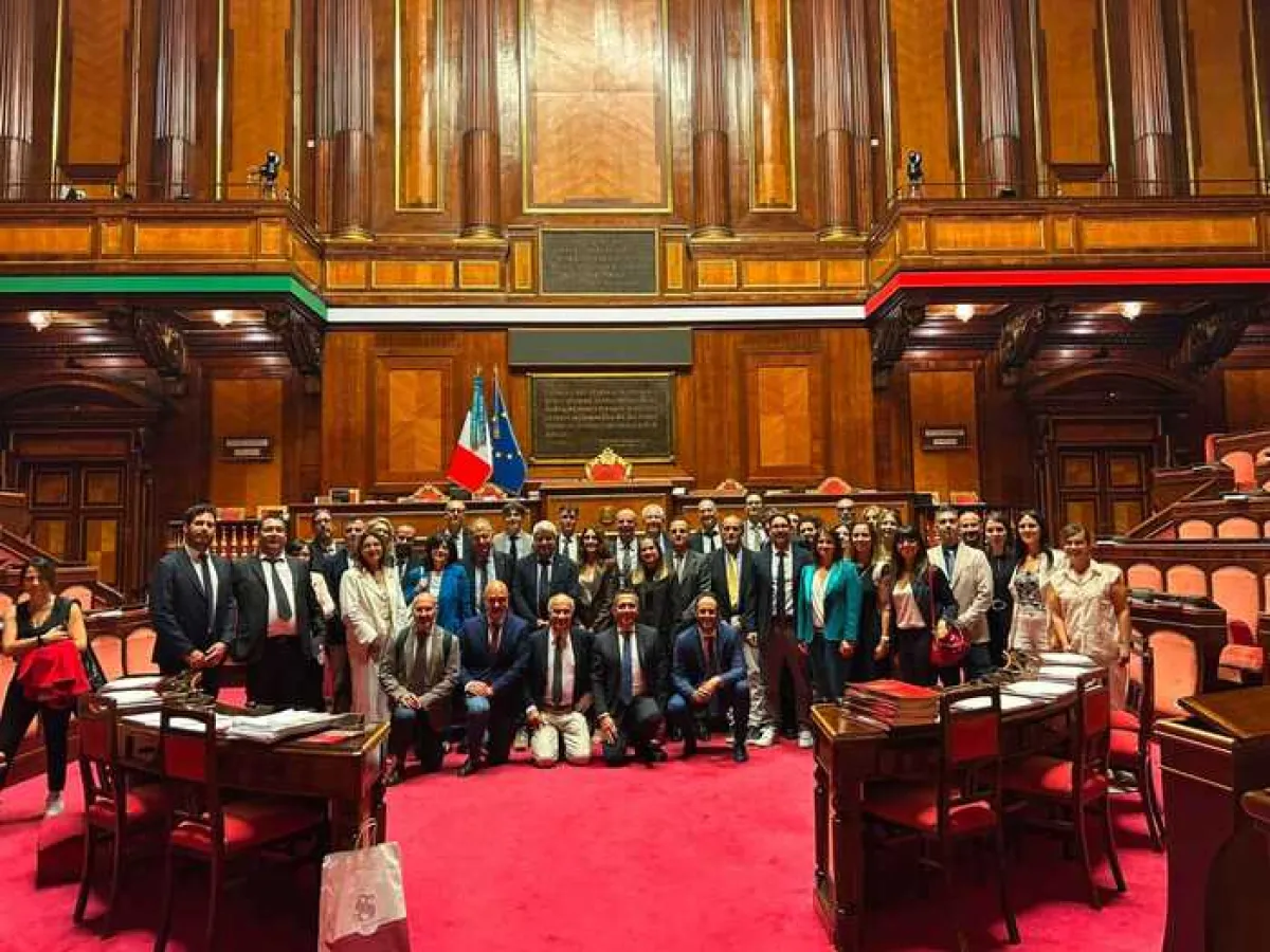 L’Ordine degli ingegneri di Perugia a Palazzo Madama: seduta in Aula e visita tecnica al Senato
