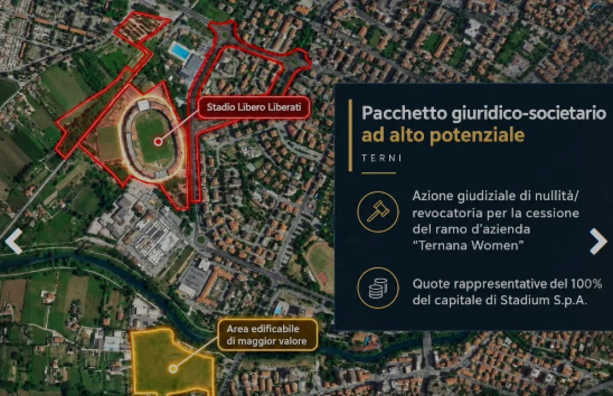 Ternana, la curatela mette all’asta la causa sulla cessione della Women: i dettagli