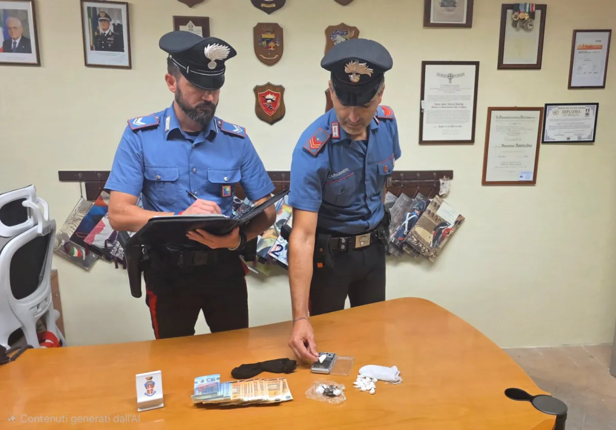 Foligno, nasconde la cocaina nel calzino: 24enne arrestato due volte nel giro di 48 ore