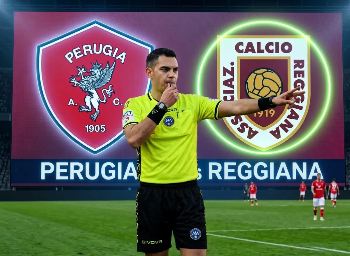 Chi è Simone Gauzolino, l’arbitro di Perugia-Reggiana: carriera, statistiche e precedenti