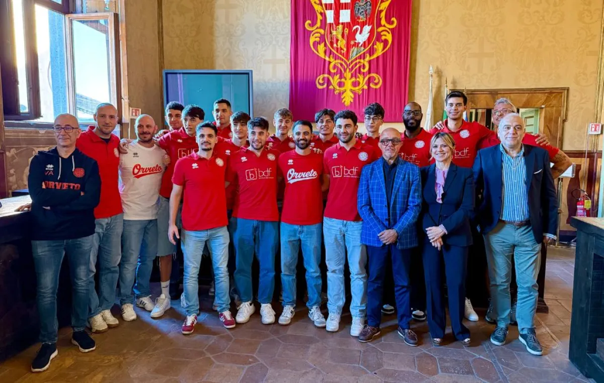 Orvieto Basket, al via la nuova stagione: presentata la squadra in Comune