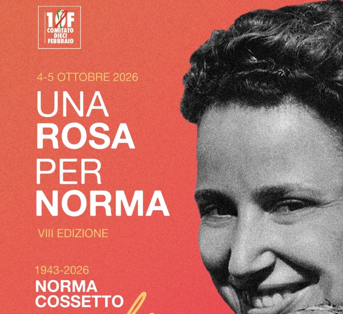 Una rosa per Norma Cossetto, Perugia rinnova il ricordo della giovane istriana uccisa nel 1943