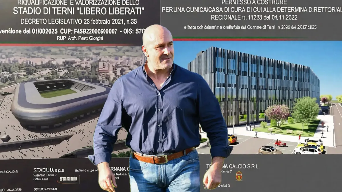 Nuovo Stadio-Clinica a Terni: in arrivo il permesso di costruire per Stadium