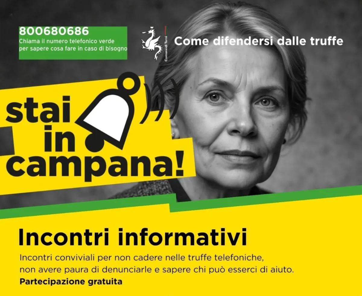 Truffe agli anziani, a Terni quattro incontri con i Carabinieri per imparare a riconoscere i raggiri