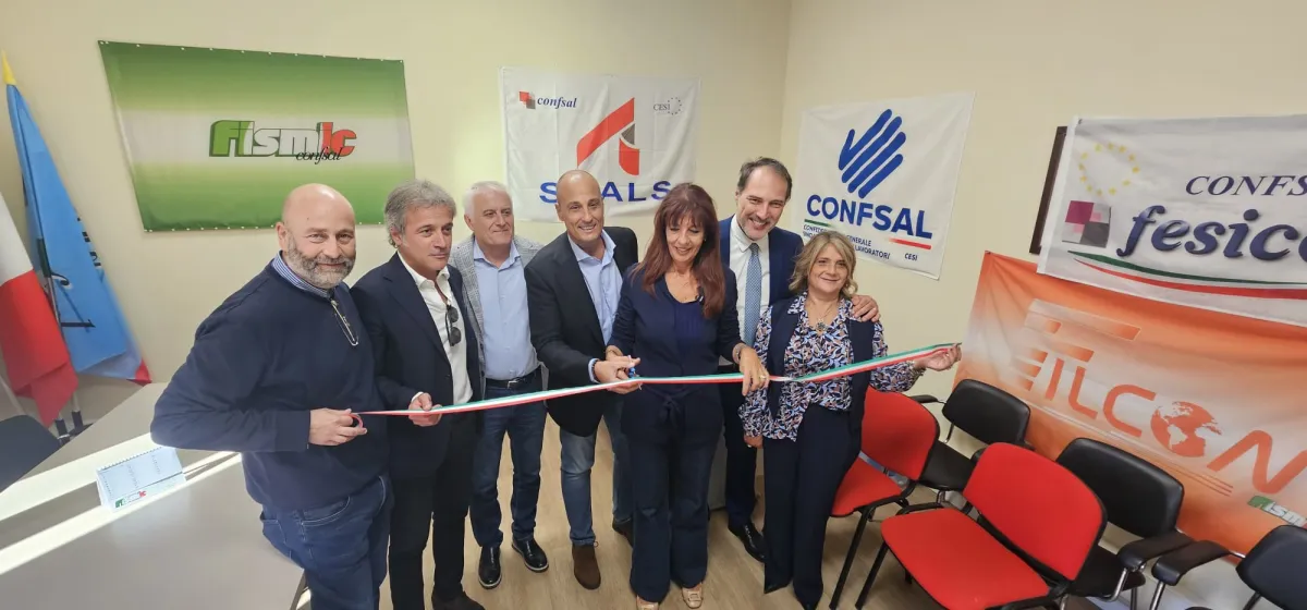 Confsal Terni, nuova sede in via Annio Floriano: presidio autonomo per il lavoro